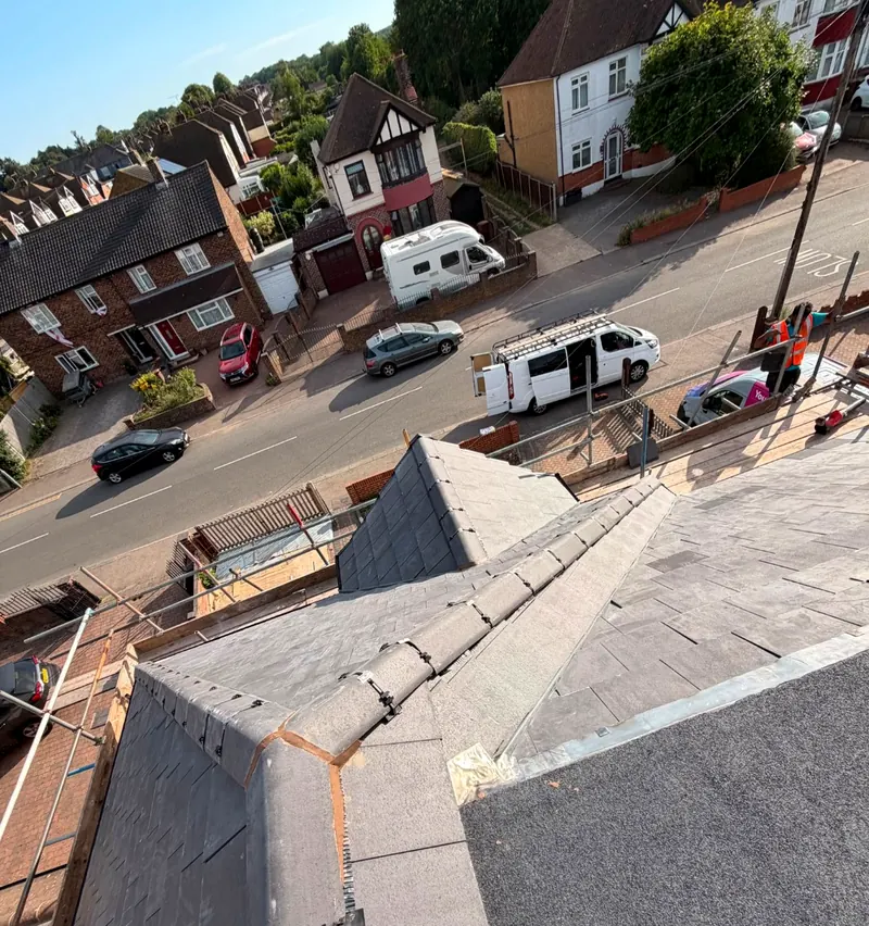 Leaks, slipped and broken tiles, storm damage and loose ridges.